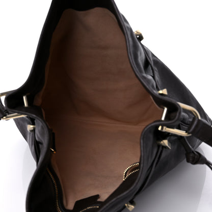 Gucci Sakai Be Green Calfskin Horsebit 1955 Cinch Top Messenger Bag Cocoa 5 of 10