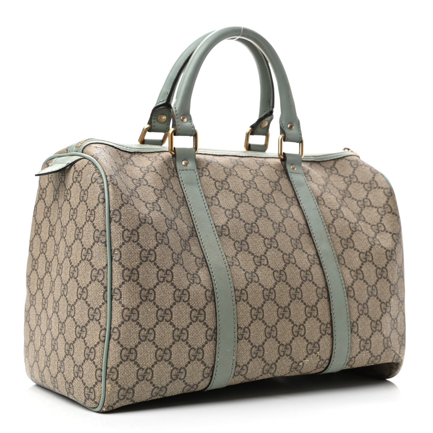 Gucci GG Plus Monogram Medium Joy Boston Light Blue 3 of 19
