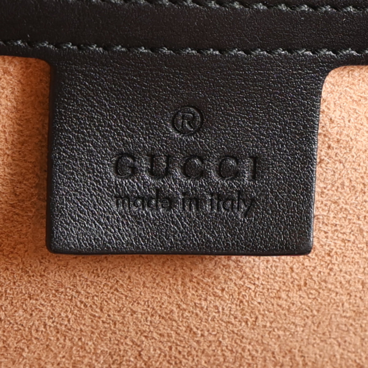 Gucci Calfskin GG Supreme Monogram Medium Padlock Shoulder Bag Black Gold 5 of 11