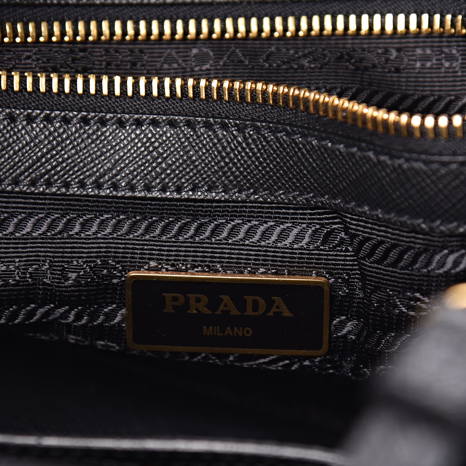 Prada Saffiano Tote Black 7 of 15