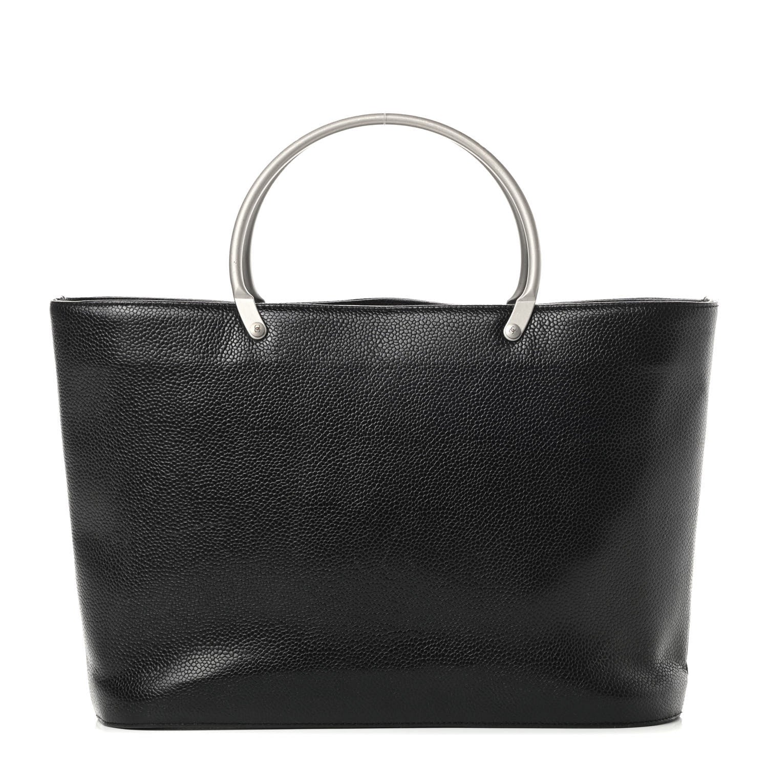 Chanel Caviar Metal Handle Tote Black 1 of 13