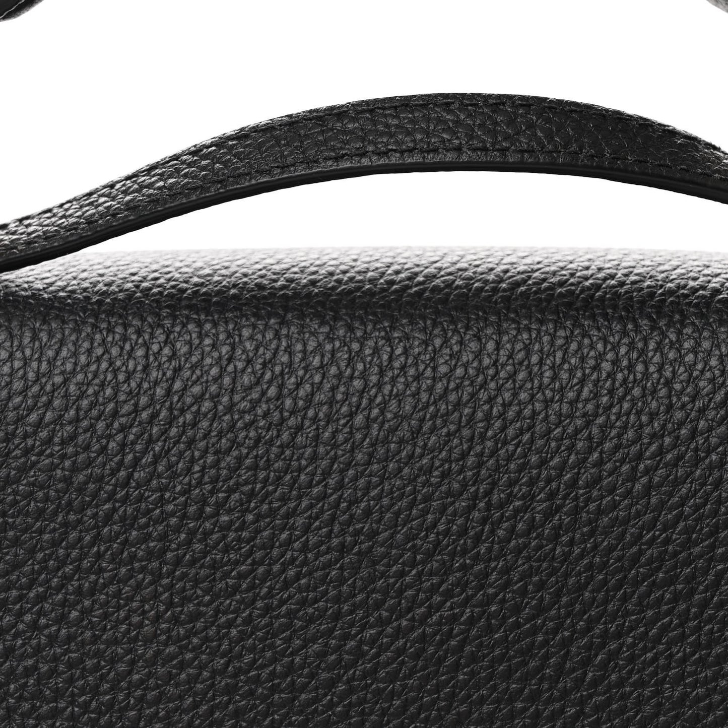 Calfskin Small Margot Top Handle Satchel Black