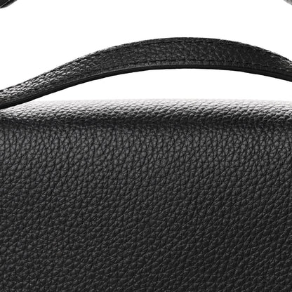 Salvatore Ferragamo Calfskin Small Margot Top Handle Satchel Black 7 of 9