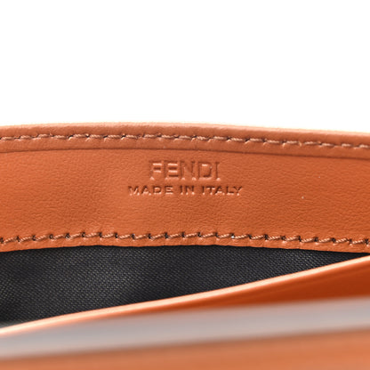 Fendi Vitello King Tamponato Logo Embossed Continental Wallet Cuoio 6 of 8
