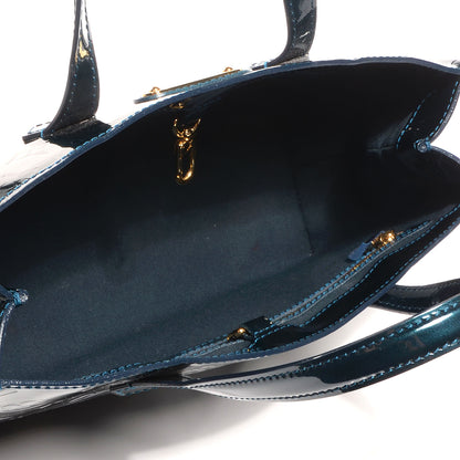 Louis Vuitton Vernis Wilshire PM Blue Nuit 5 of 7