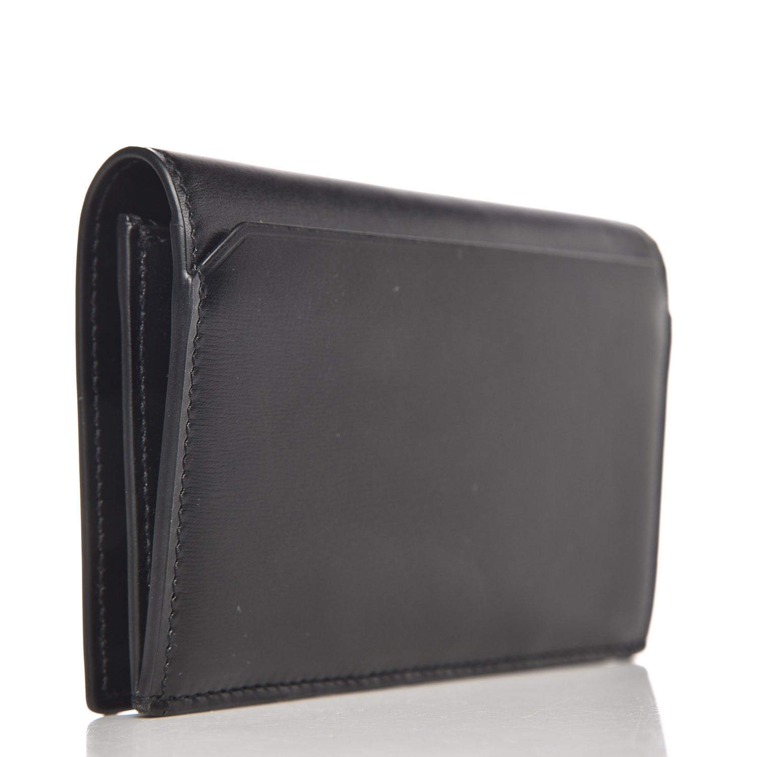 Saint Laurent Calfskin Fragments Flap Wallet Black 3 of 8