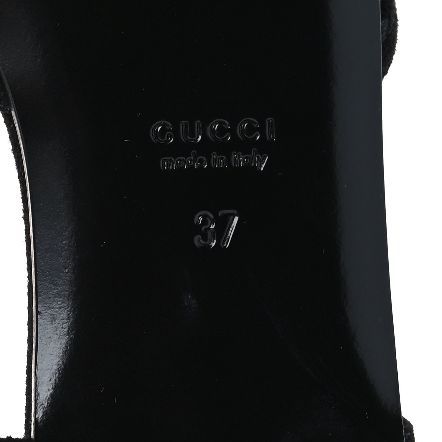 Gucci Suede Mesh Crystal GG Monogram Slingback Ballet Flats 39.5 Black 39 Black 8 of 9