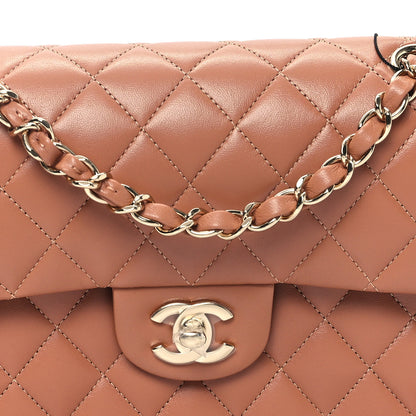 Chanel Lambskin Quilted Small Double Flap Brown 8 of 11