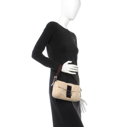Fendi Zucca Baguette Beige 2 of 8
