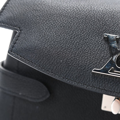 Louis Vuitton Calfskin Lockme Ever BB Black 15 of 15