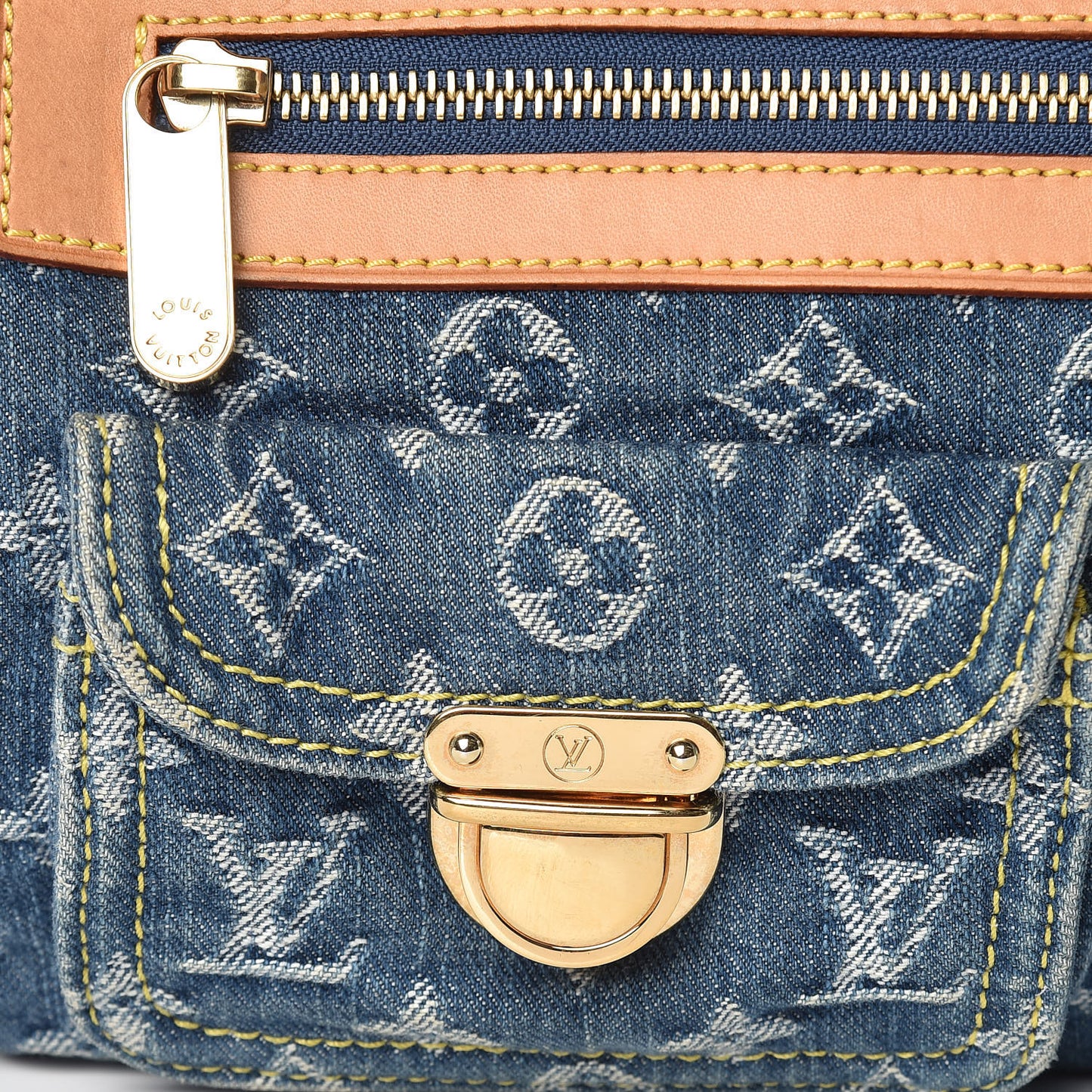 Monogram Denim Neo Speedy Blue