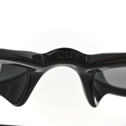 Christian Dior Acetate DDiorF Cat Eye Sunglasses Black 10 of 11