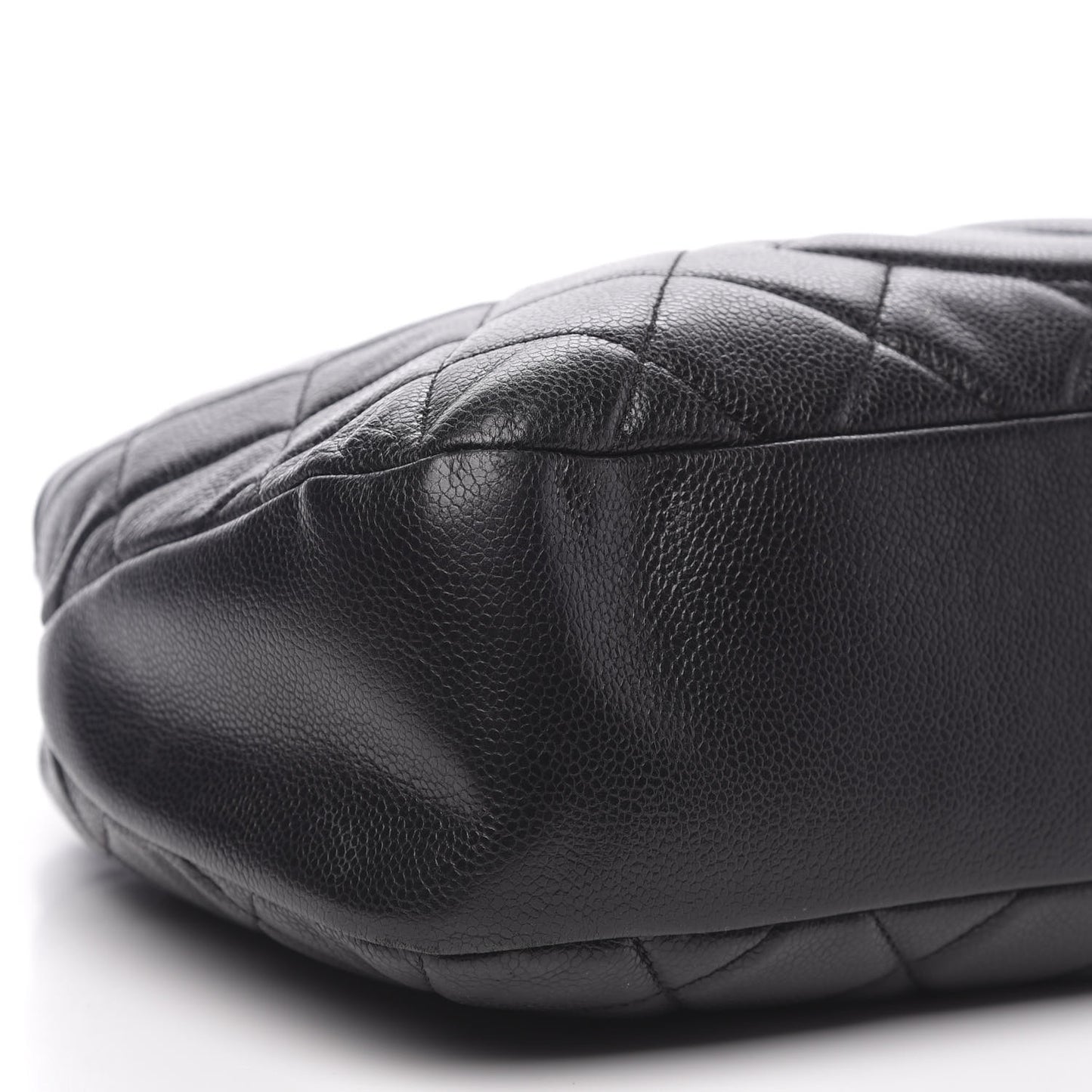 Caviar Quilted Timeless CC Soft Tote Black
