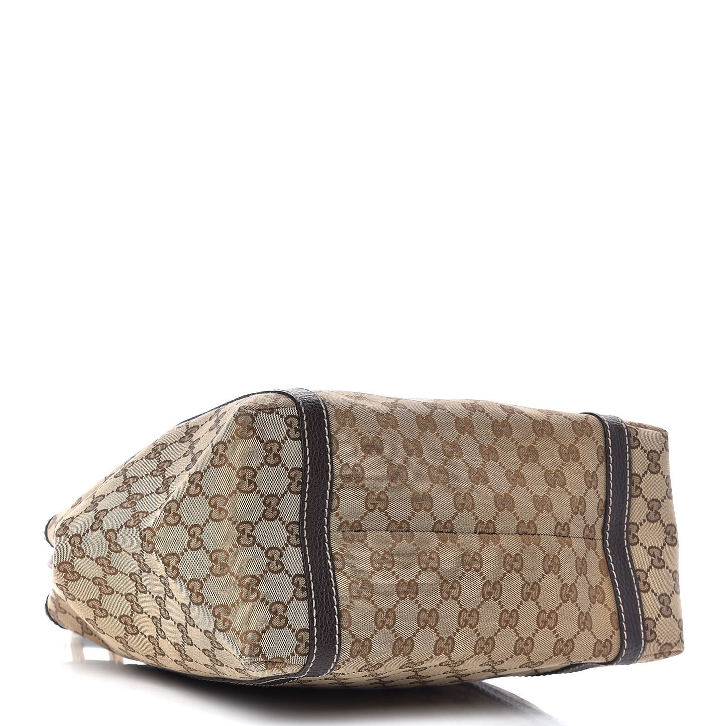Monogram New Ladies Web Tote Dark Brown