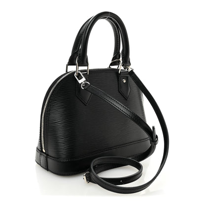 Louis Vuitton Epi Alma BB Black 3 of 9
