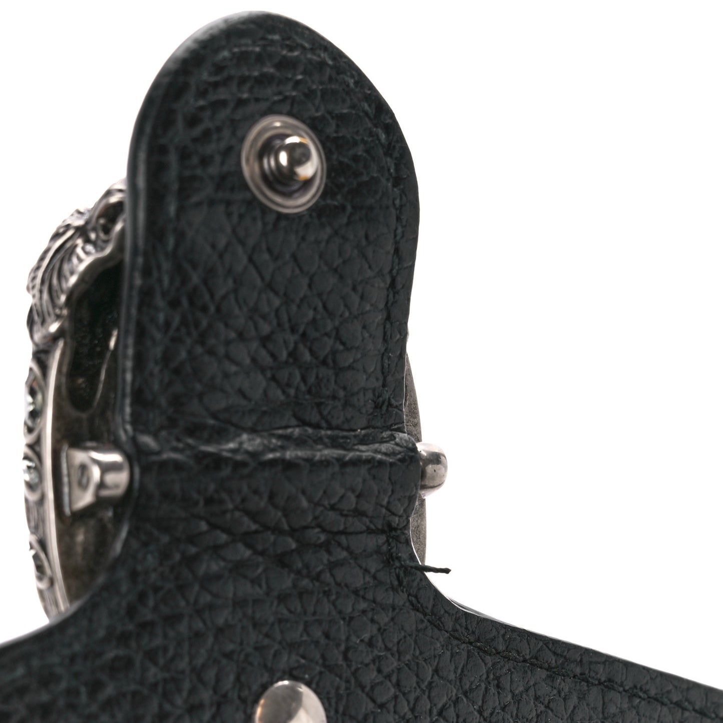 Calfskin Mini Dionysus Chain Wallet Black