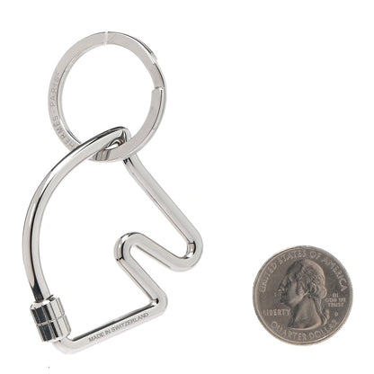 Hermes Palladium Cheval Key Ring 2 of 6