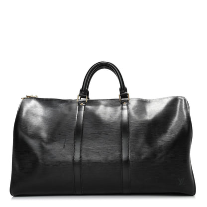 Louis Vuitton Epi Keepall 50 Black 1 of 19