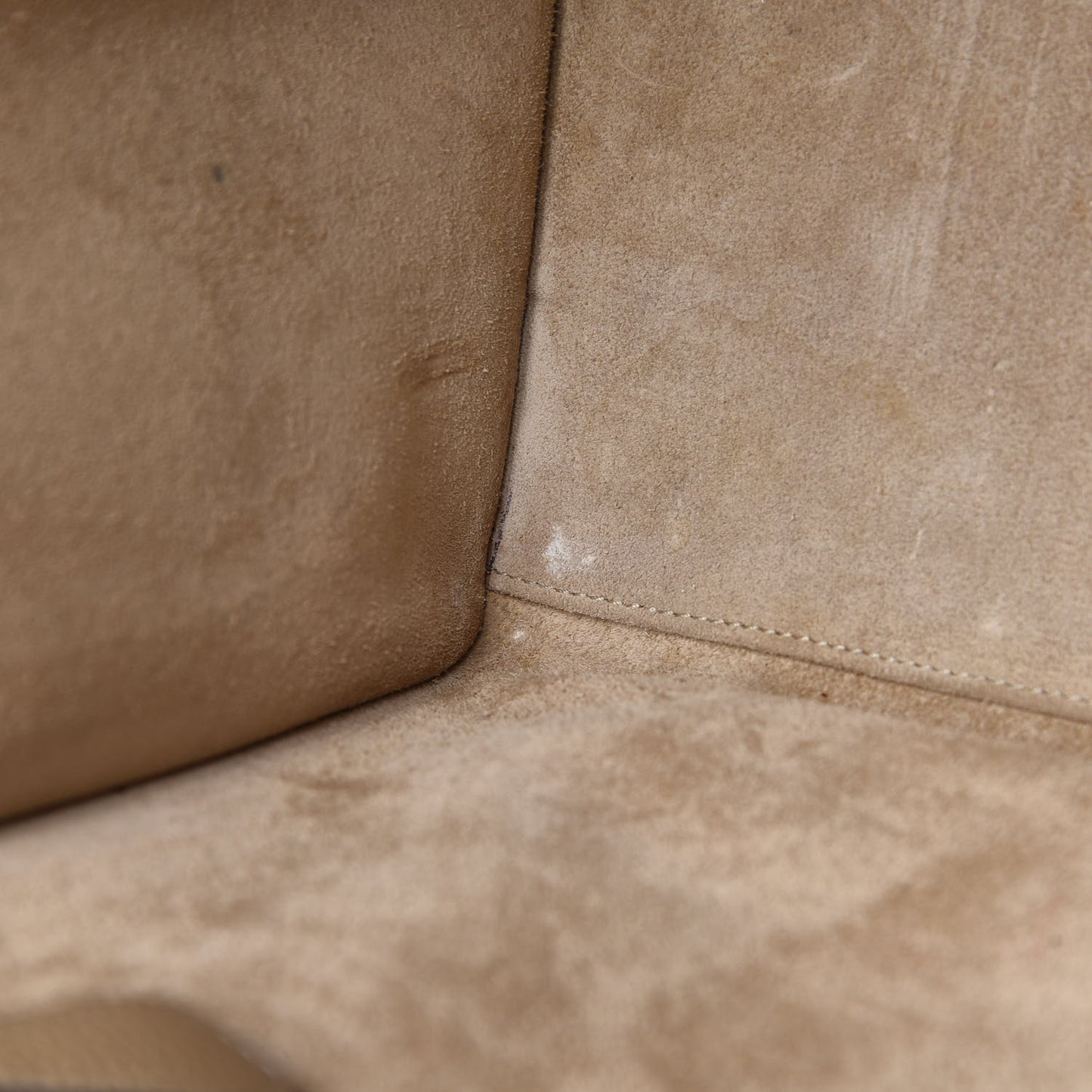 Drummed Calfskin Mini Luggage Dune