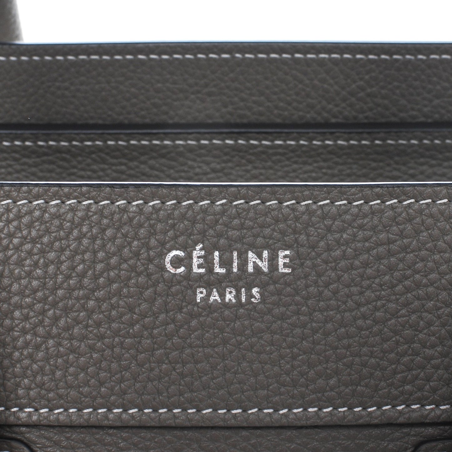 Drummed Calfskin Micro Luggage Souris