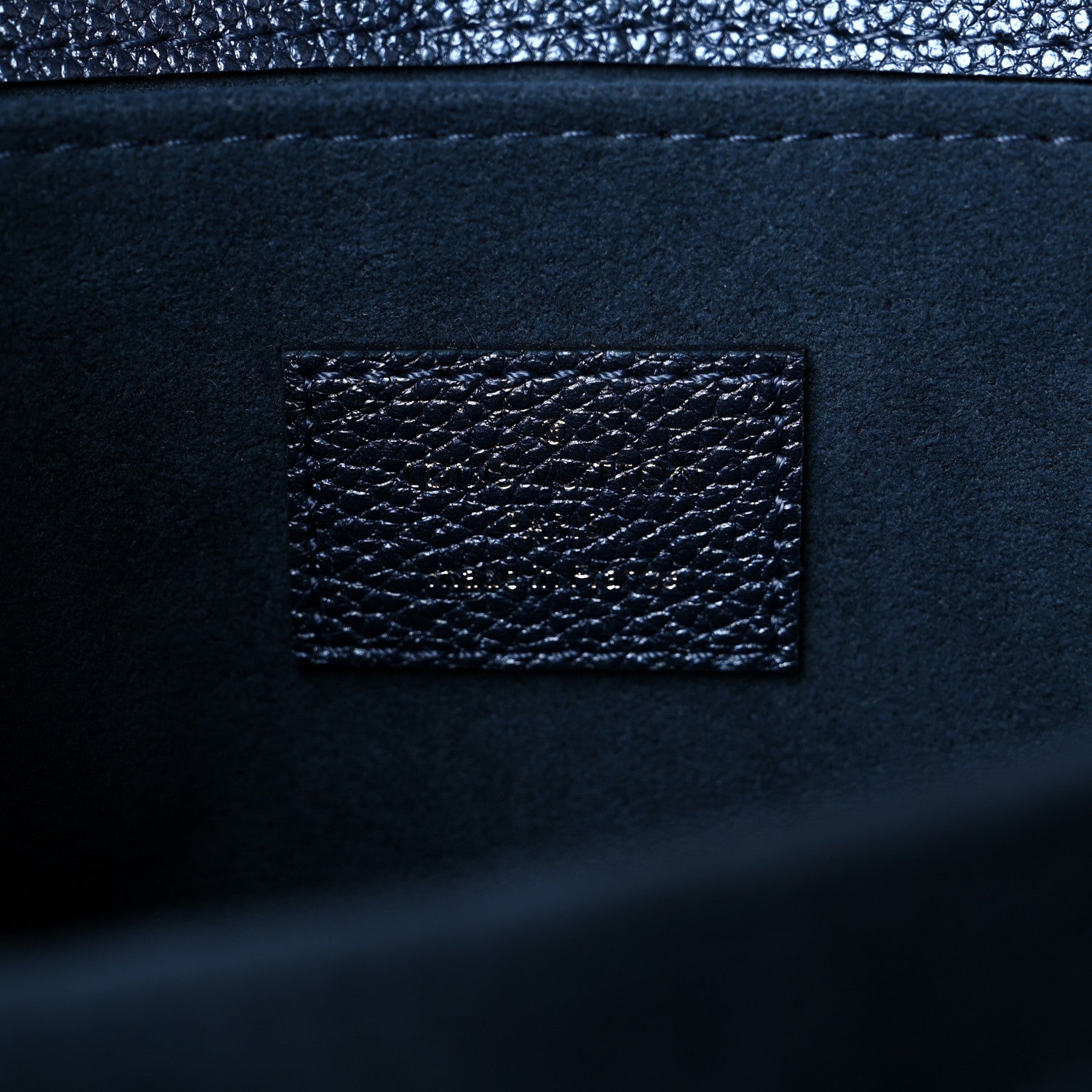 Louis Vuitton Metallic Empreinte Monogram Giant Pochette Metis Navy Nacre 6 of 8