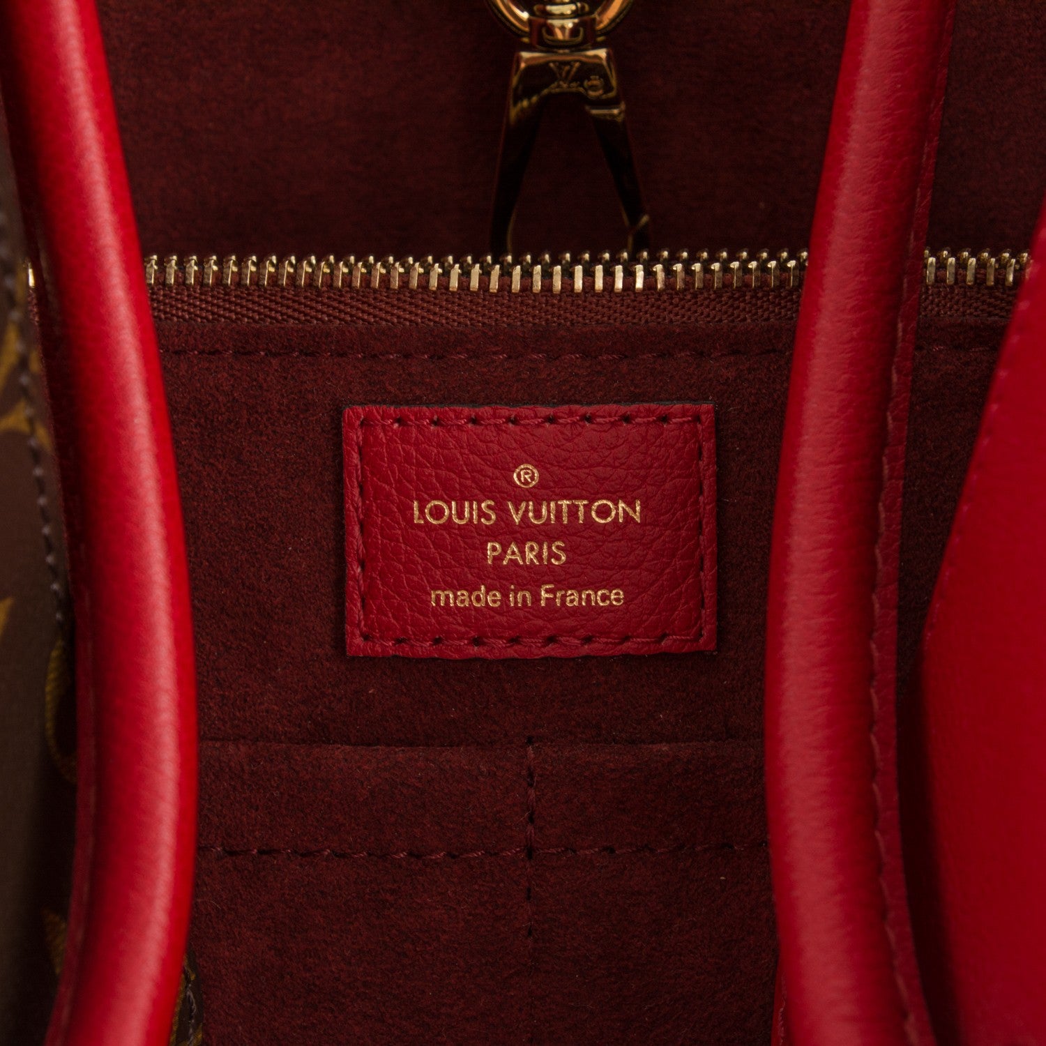 Louis Vuitton Calfskin Monogram Kimono Tote Cherry 6 of 7