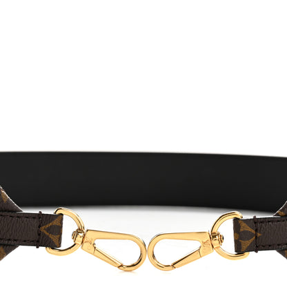 Louis Vuitton Monogram Bandouliere Shoulder Strap Black 3 of 5