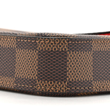 Louis Vuitton Damier Ebene Pochette Felicie Chain Wallet 11 of 12