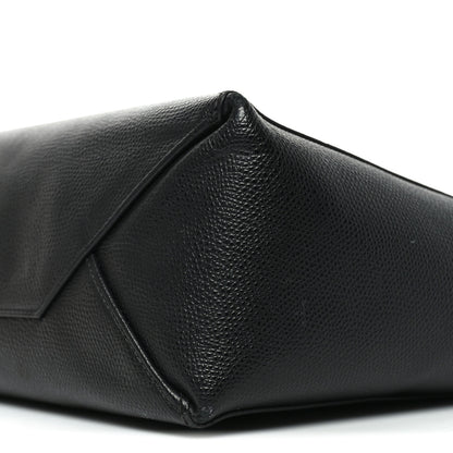 Celine Grained Calfskin Small Vertical Cabas Black 9 of 9