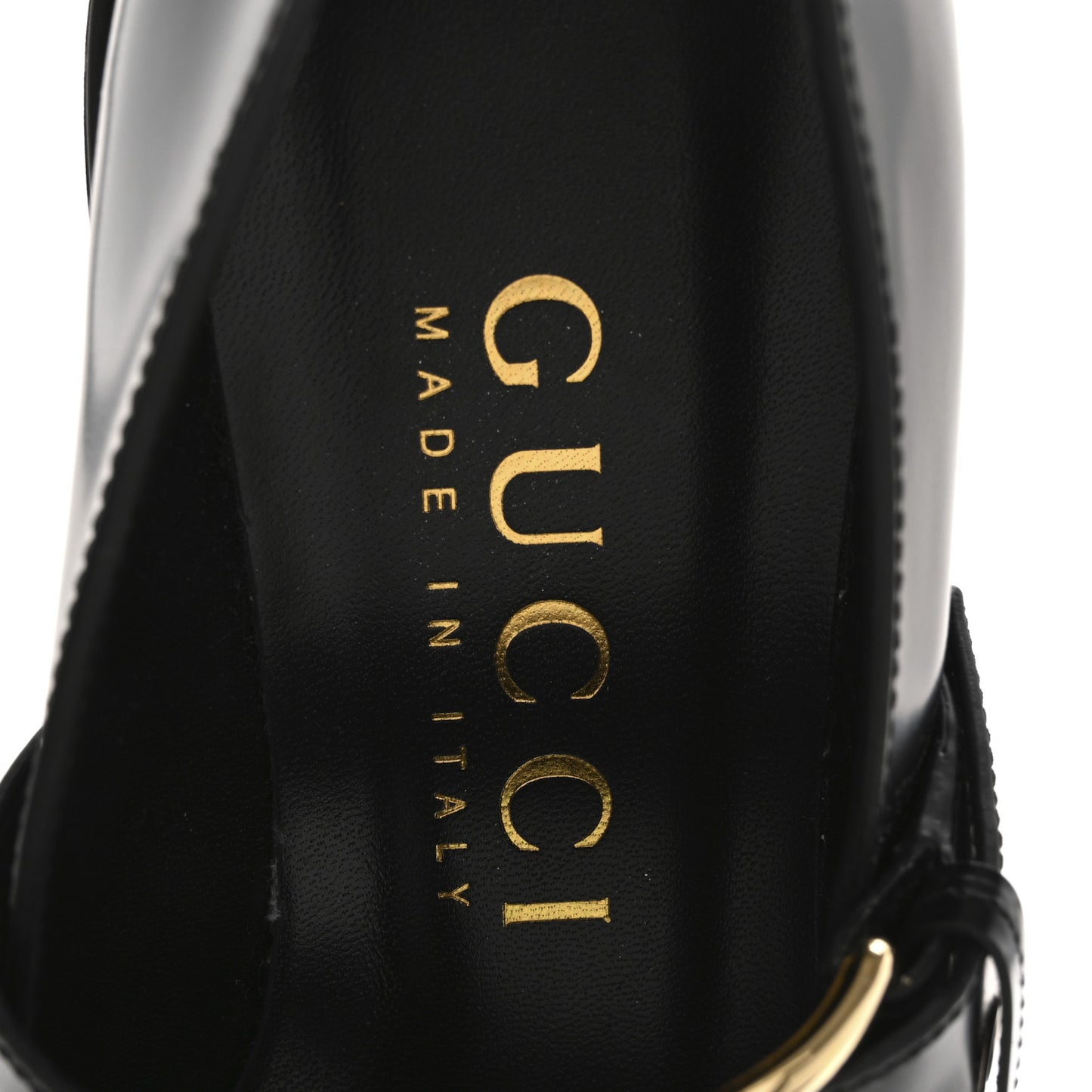 Calfskin Womens Horsebit Platform Chunky Lug Sole Mary Jane 40mm Loafers 38 Black