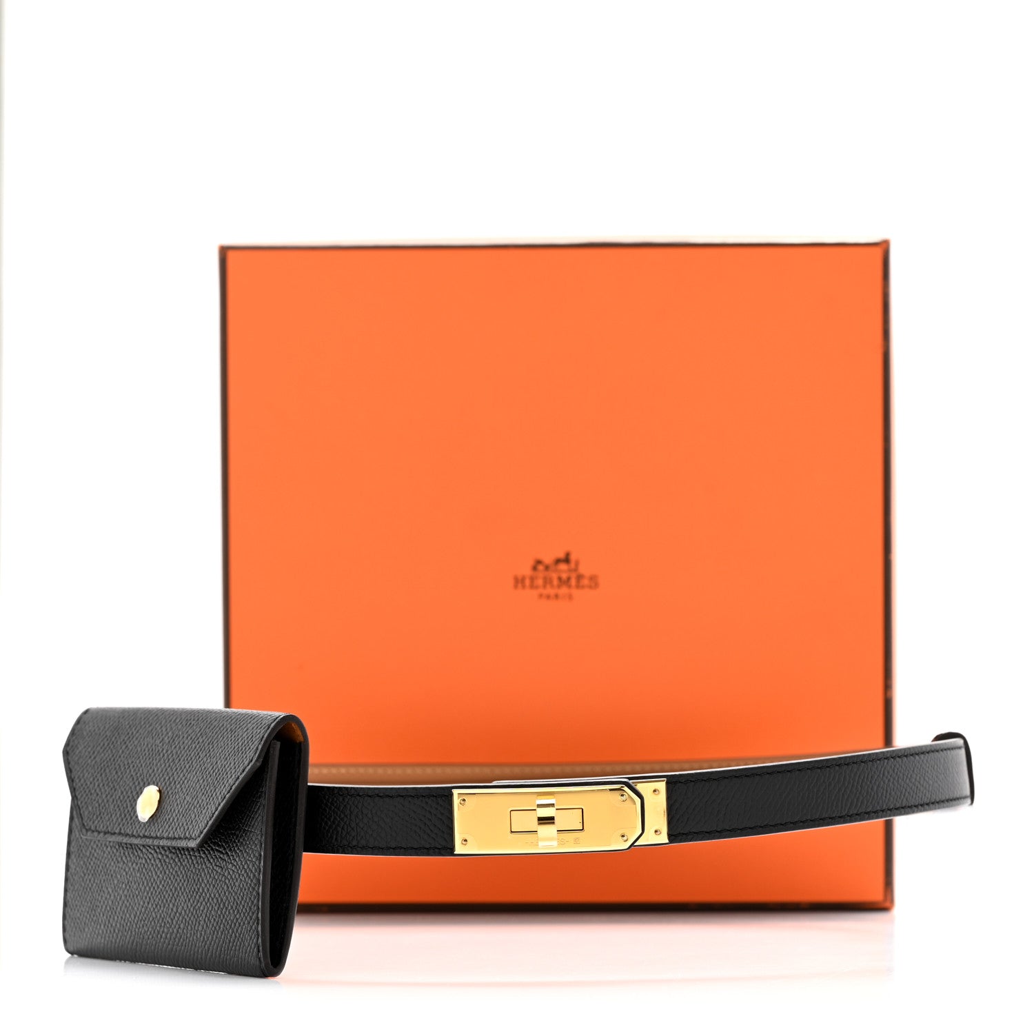 Hermes Epsom Kelly Pocket Belt Black 6 of 6