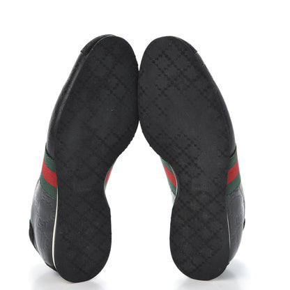 Gucci Guccissima Web Sneakers 6.5 Black 9 of 10