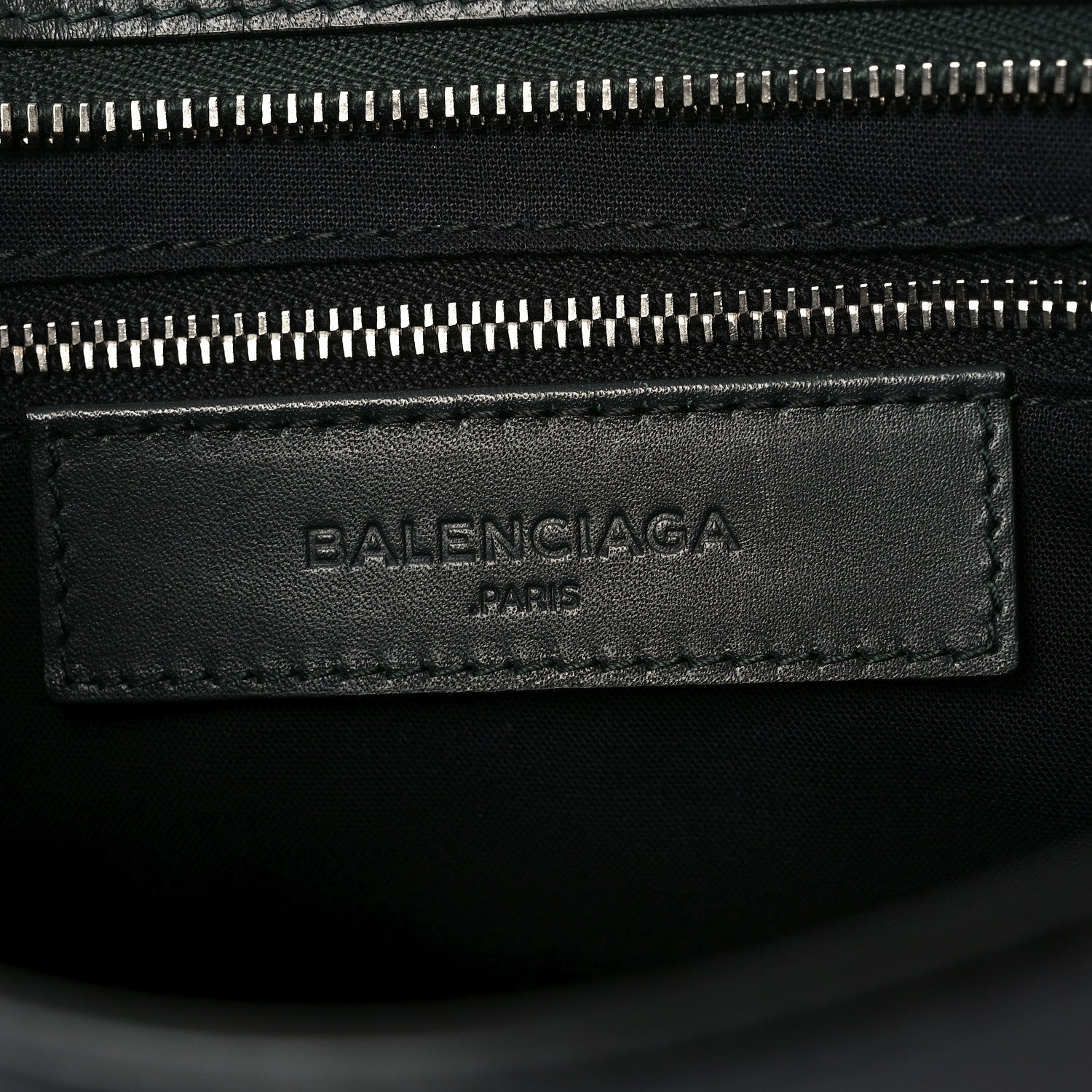 Balenciaga Smooth Calfskin Metallic Patent Giant 12 Silver Hardware City Vert Poker Fonce 5 of 9