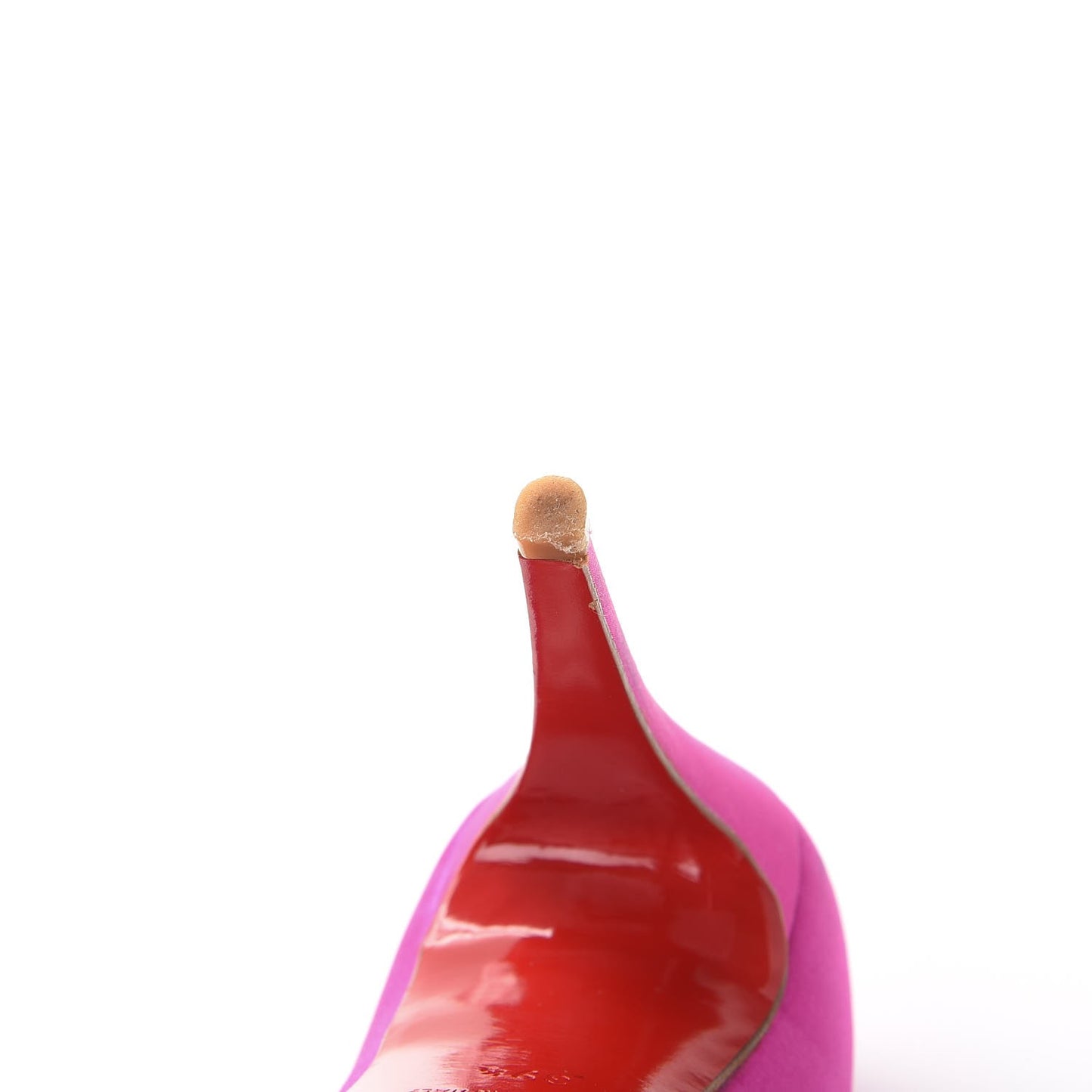 Satin Knotted Pumps 39.5 Pink