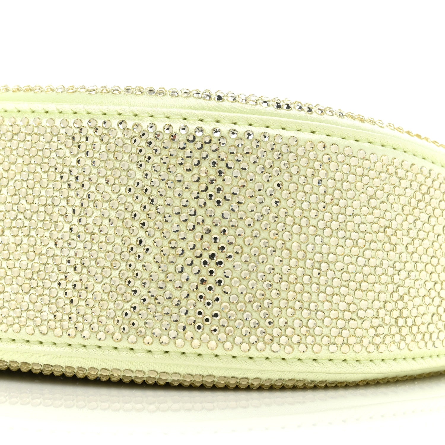 Alexander Wang Mesh Crystal Rhinestone Small Legacy Hobo Lemon Drop 6 of 7