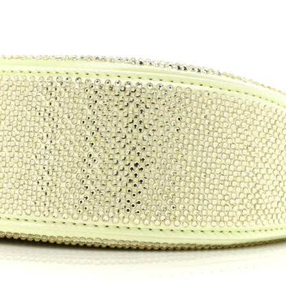 Alexander Wang Mesh Crystal Rhinestone Small Legacy Hobo Lemon Drop 6 of 7