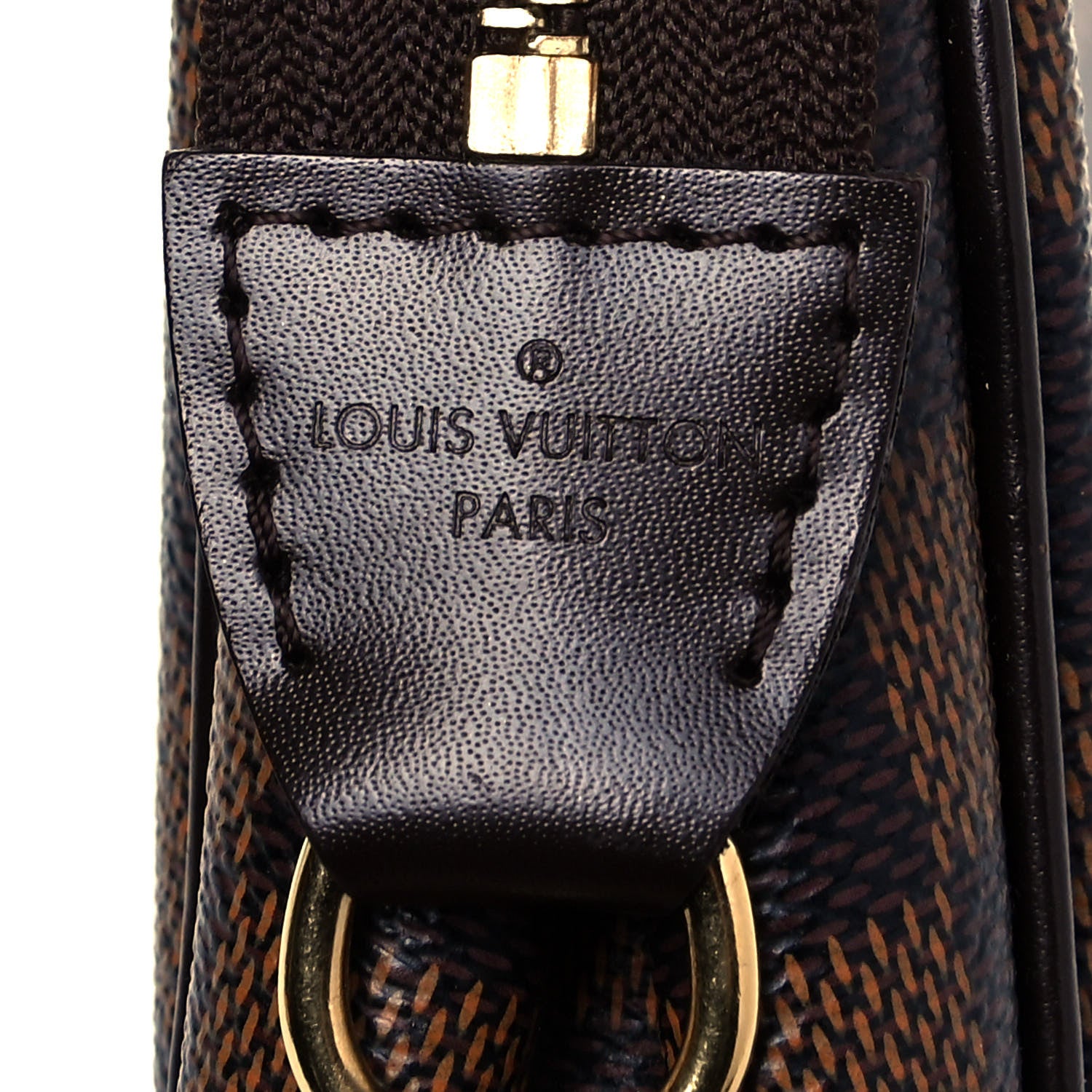 Louis Vuitton Damier Ebene Eva Clutch 6 of 9