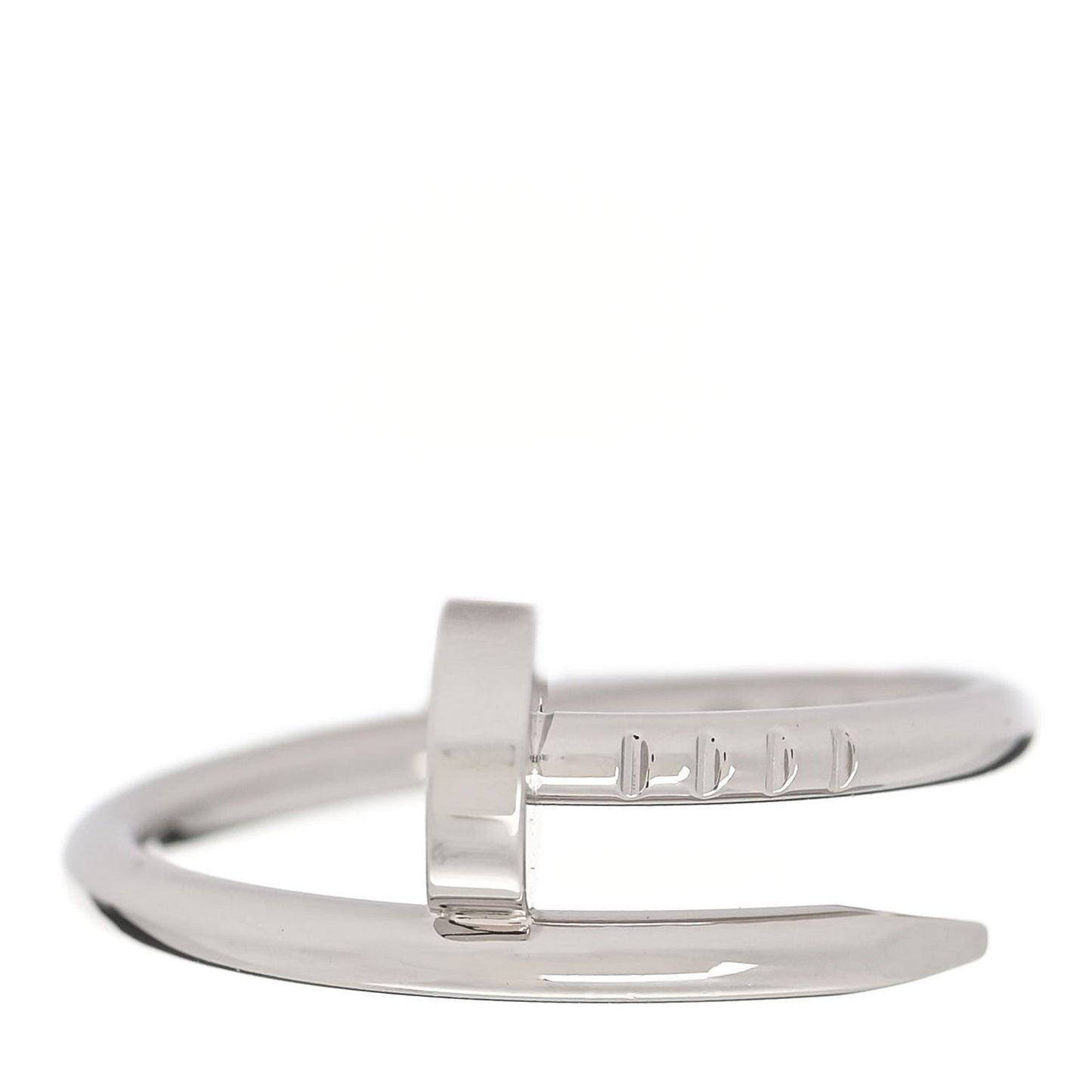 18K White Gold Small Juste Un Clou Ring 48 4.5