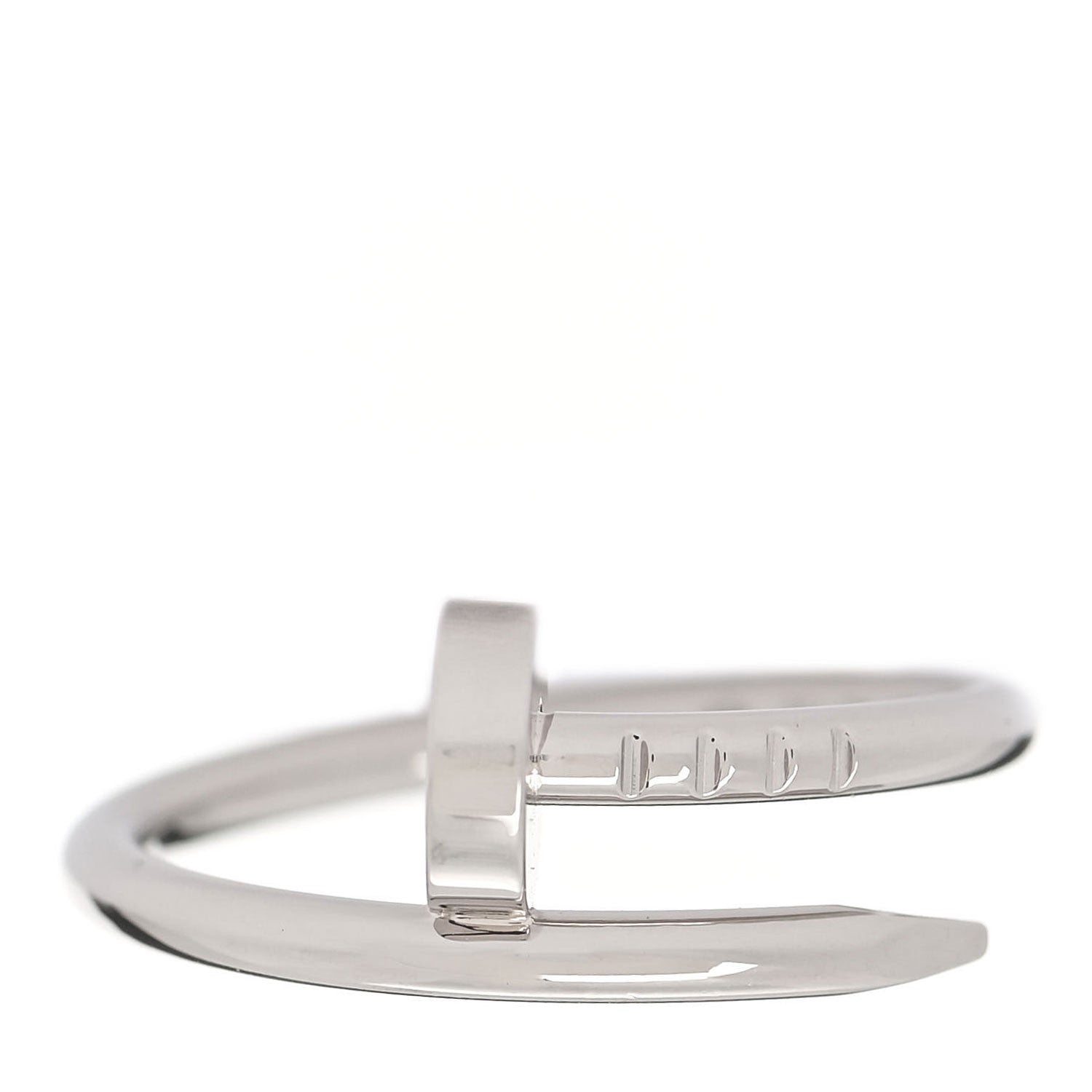 Cartier 18K White Gold Small Juste Un Clou Ring 48 4.5 1 of 5