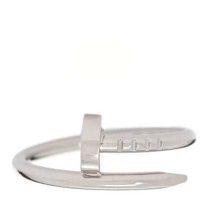 Cartier 18K White Gold Small Juste Un Clou Ring 48 4.5 1 of 5