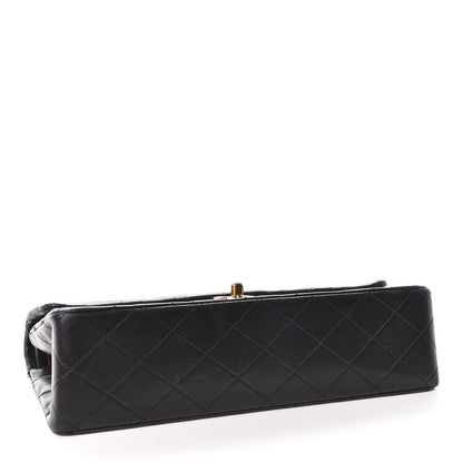 Chanel Lambskin Quilted Medium Double Flap Black 4 of 14