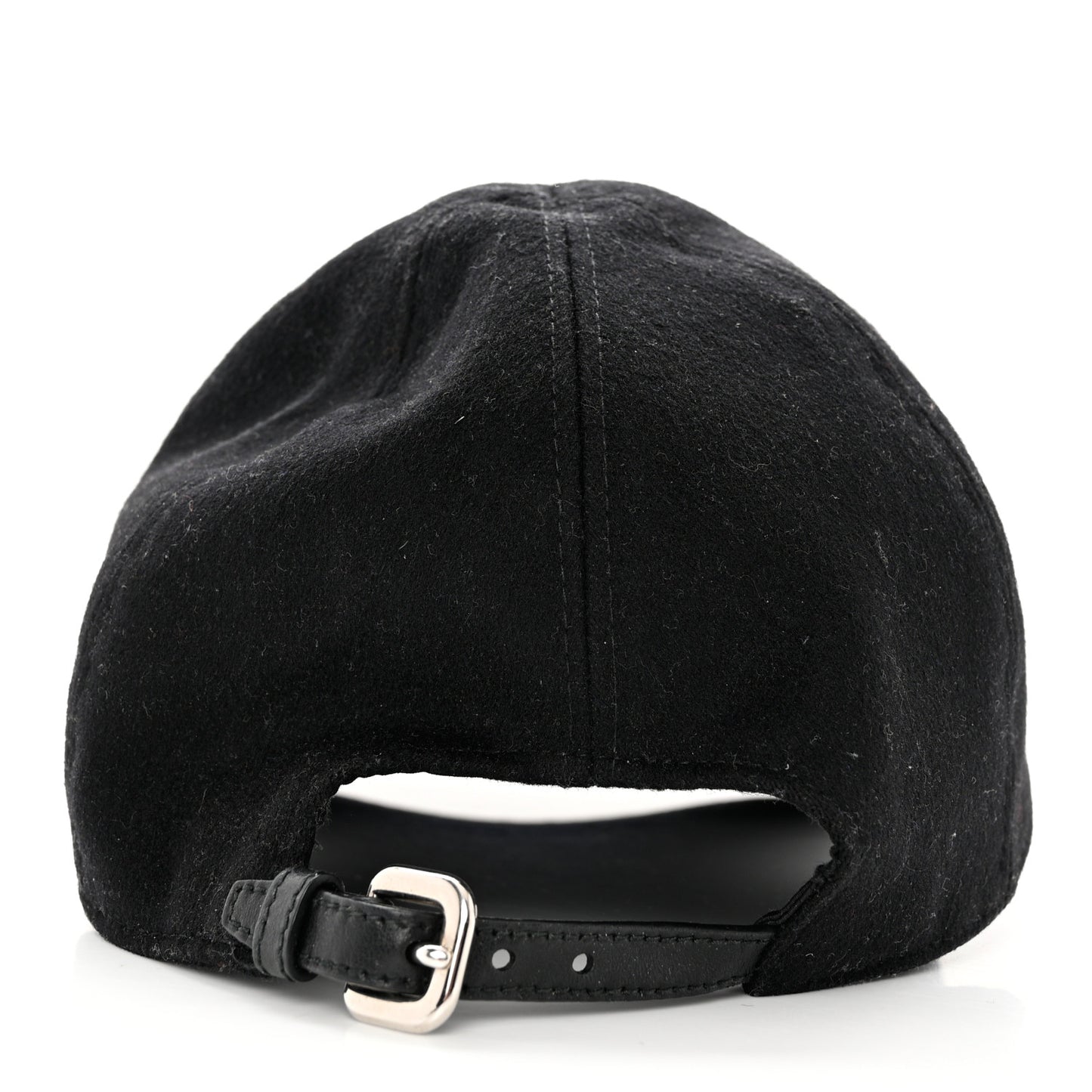 Tessuto Wool Baseball Cap S Black