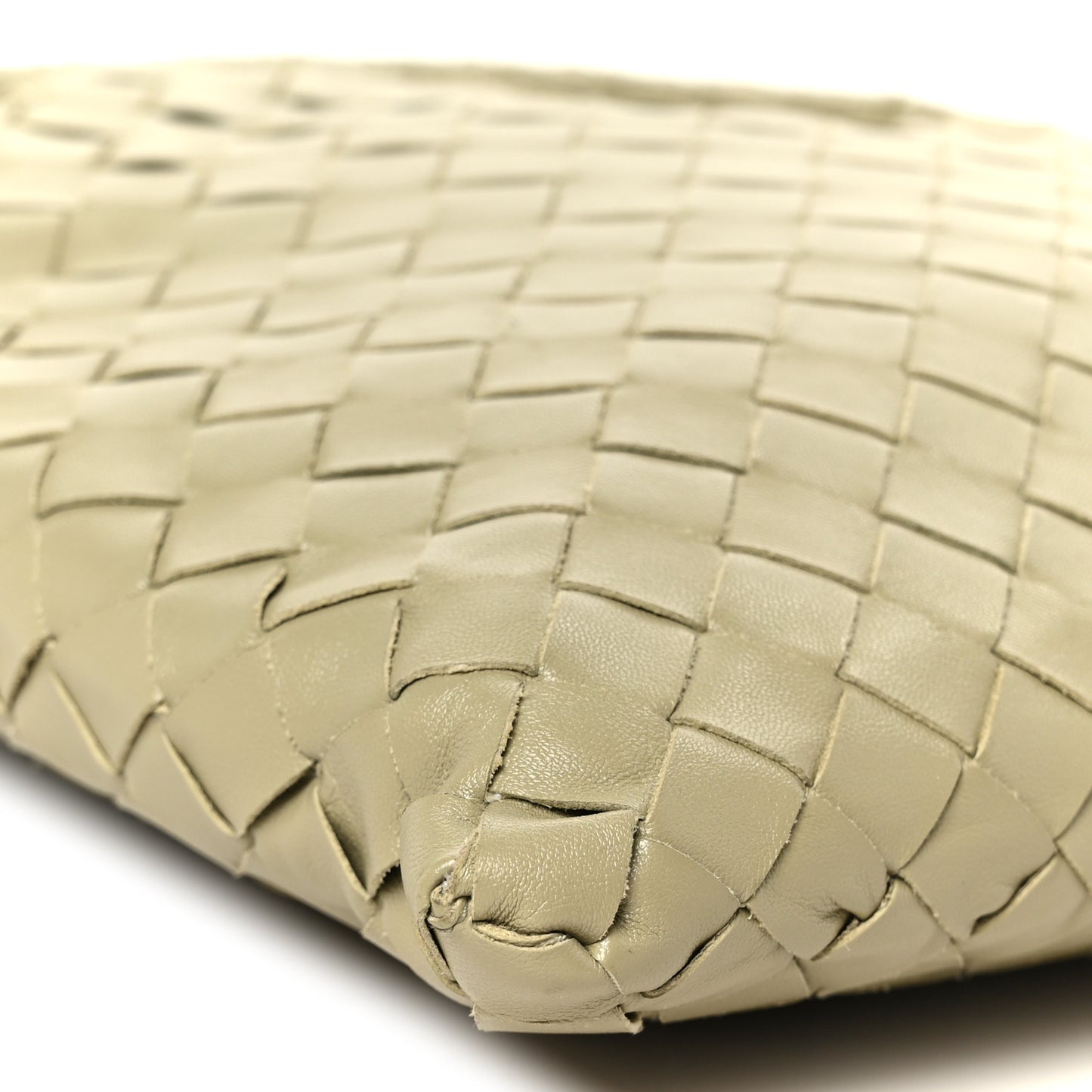 Calfskin Intrecciato Small Hop Travertine