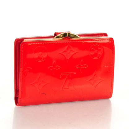 Louis Vuitton Vernis French Purse Wallet Rouge 3 of 10
