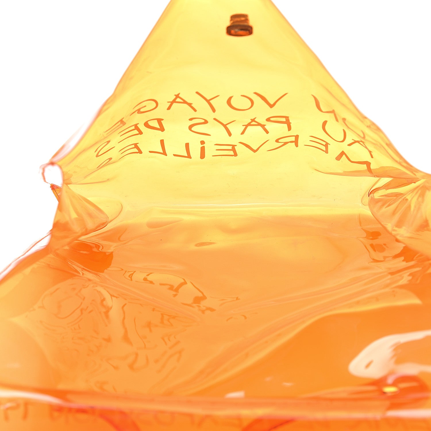 Hermes Vinyl Souvenir De L'Exposition Kelly Orange 4 of 10