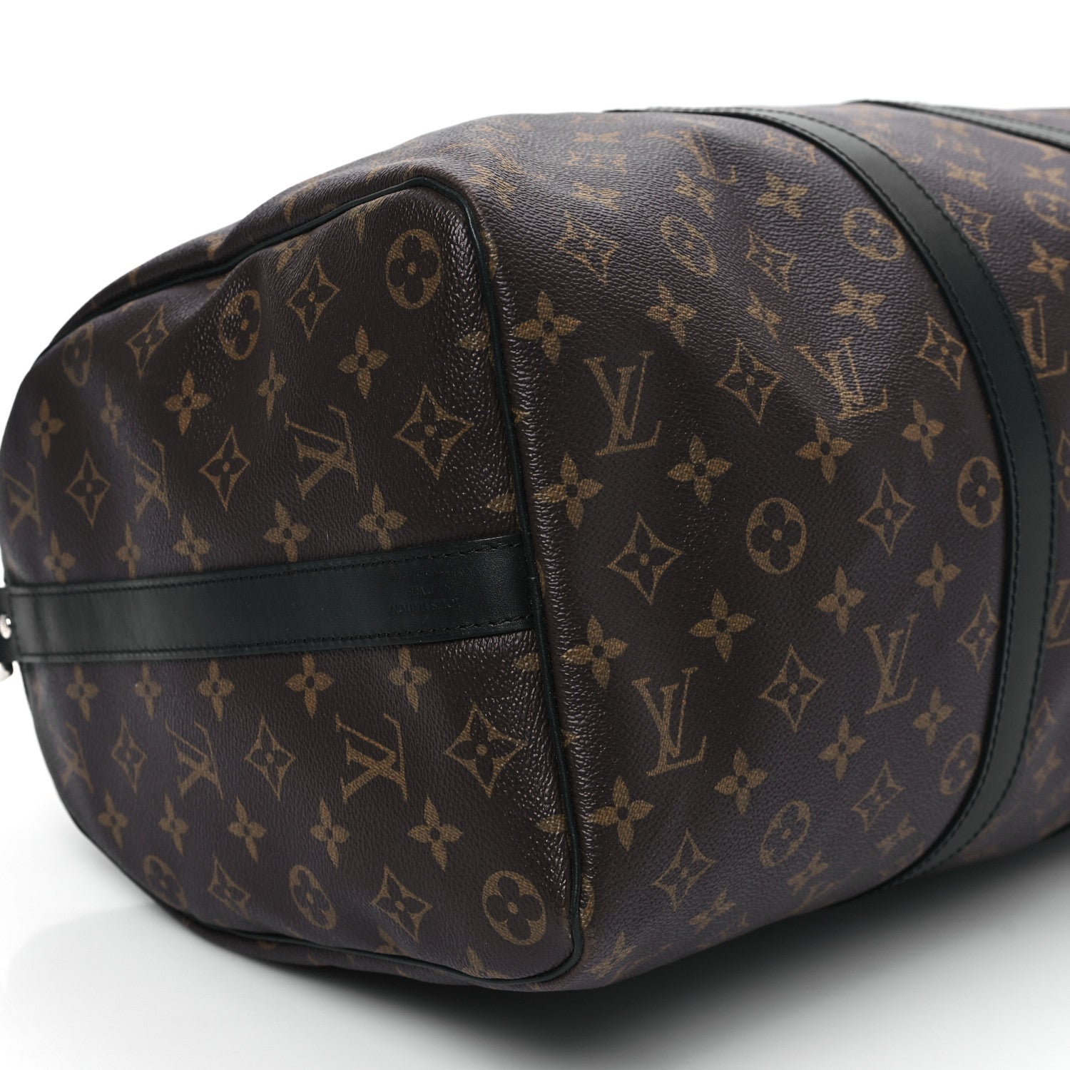 Louis Vuitton Monogram Macassar Keepall Bandouliere 45 8 of 12