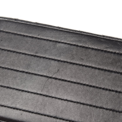Chanel Lambskin Chevron Quilted Jumbo Double Flap So Black 9 of 19