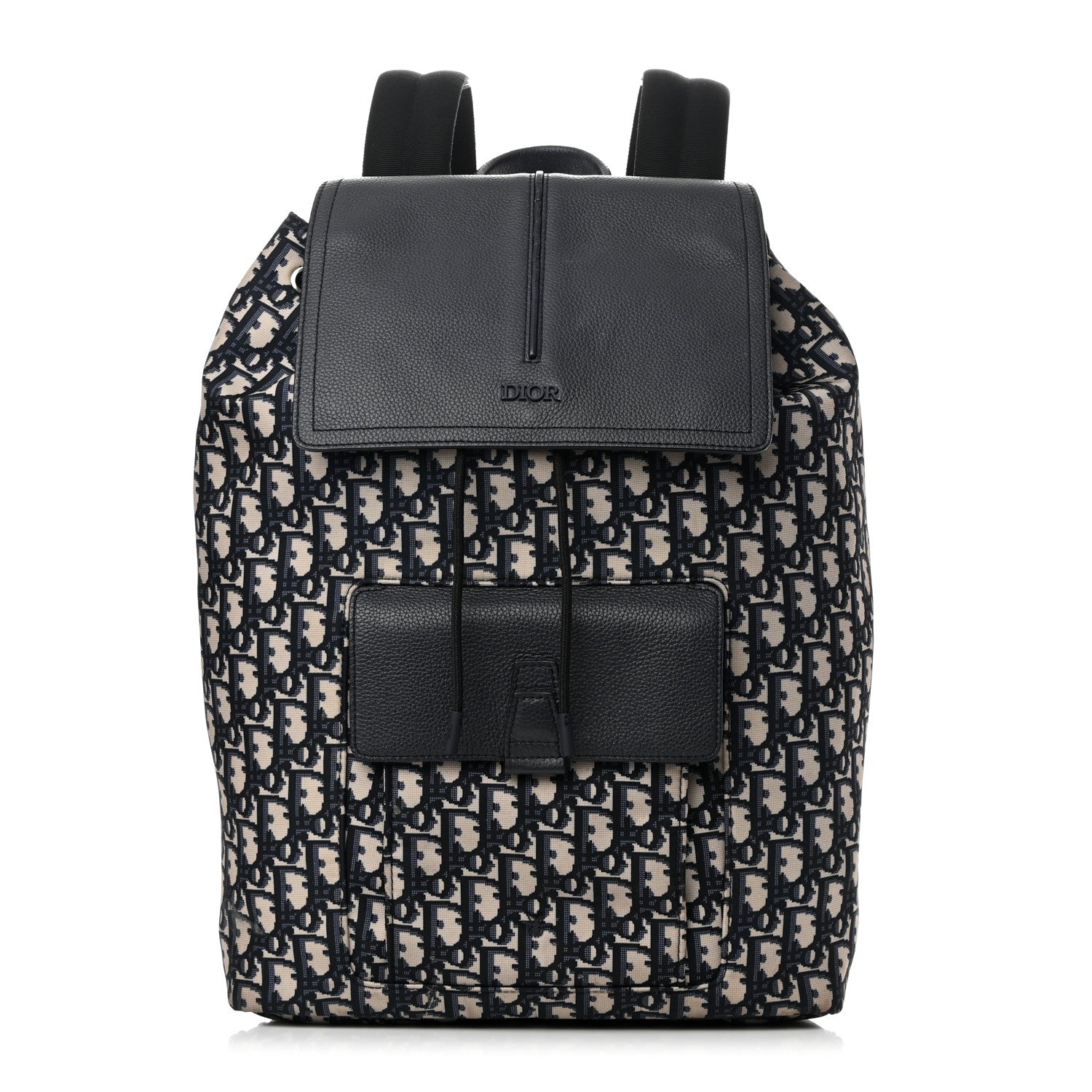 Christian Dior Technical Fabric Oblique Motion Backpack Blue 1 of 19