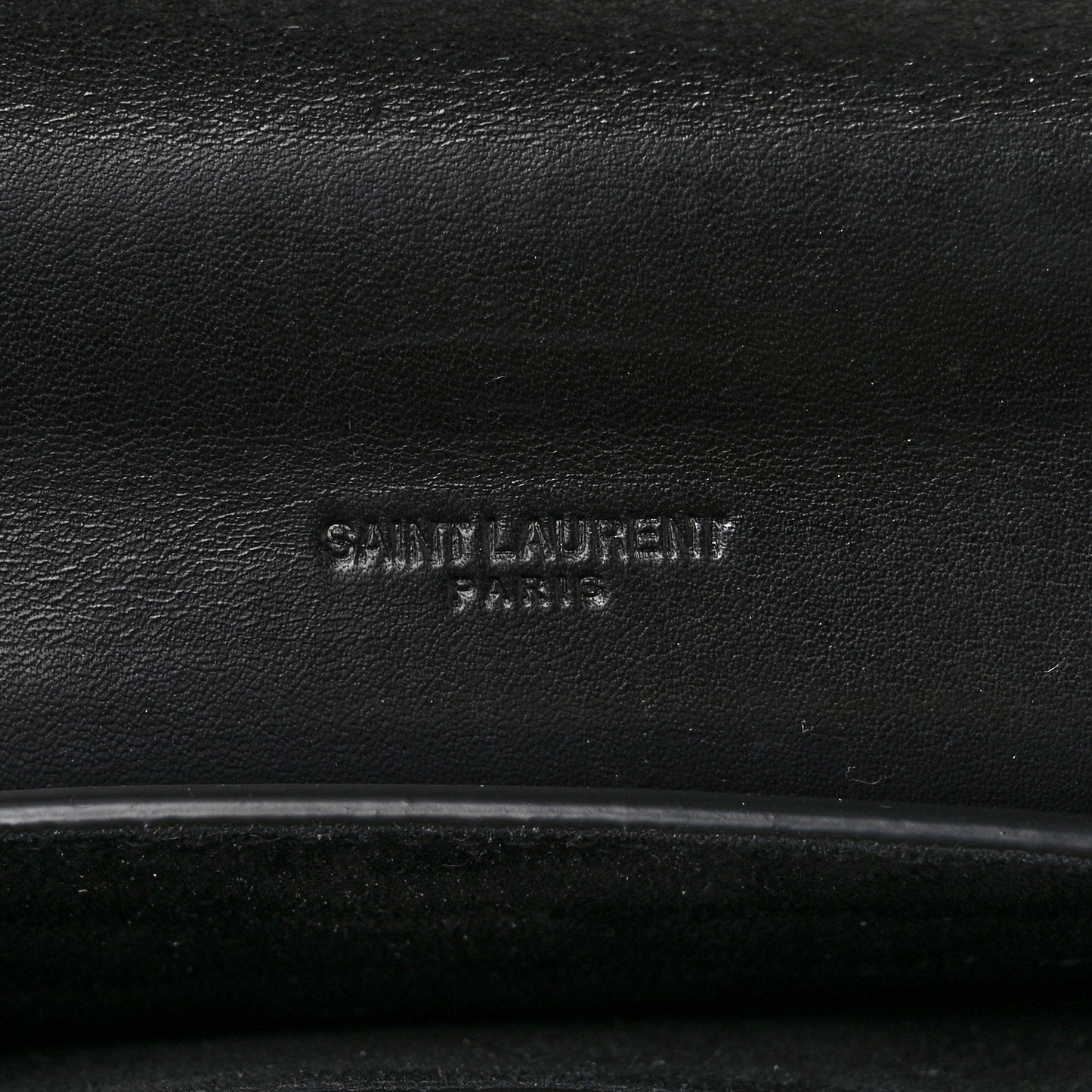 Smooth Calfskin Mini Classic Monogram Kaia Satchel Black
