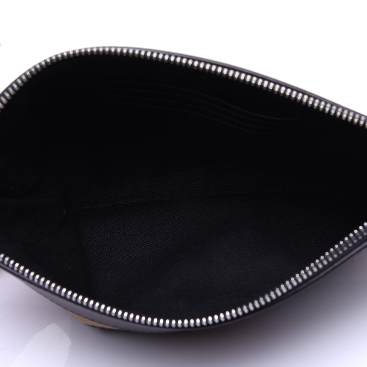 Burberry Mega Check Peyton Crossbody Clutch Bag Black 5 of 9